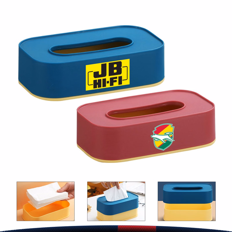 Adjustable Double-Layer Tissue Box