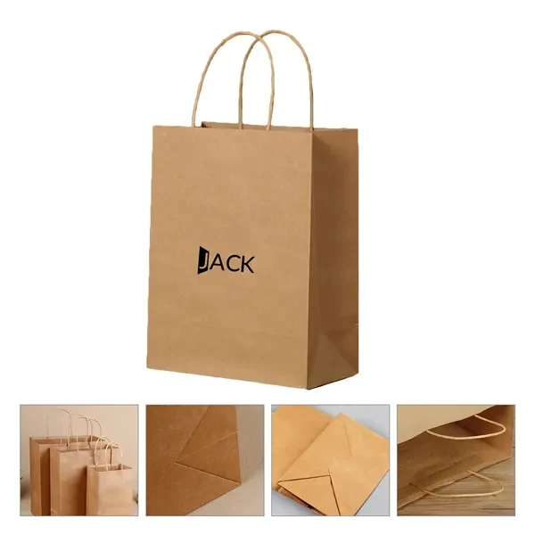 Custom Kraft Shopping Tote Bag With Twisted Handles — Eco Conscious Brand Solution 1