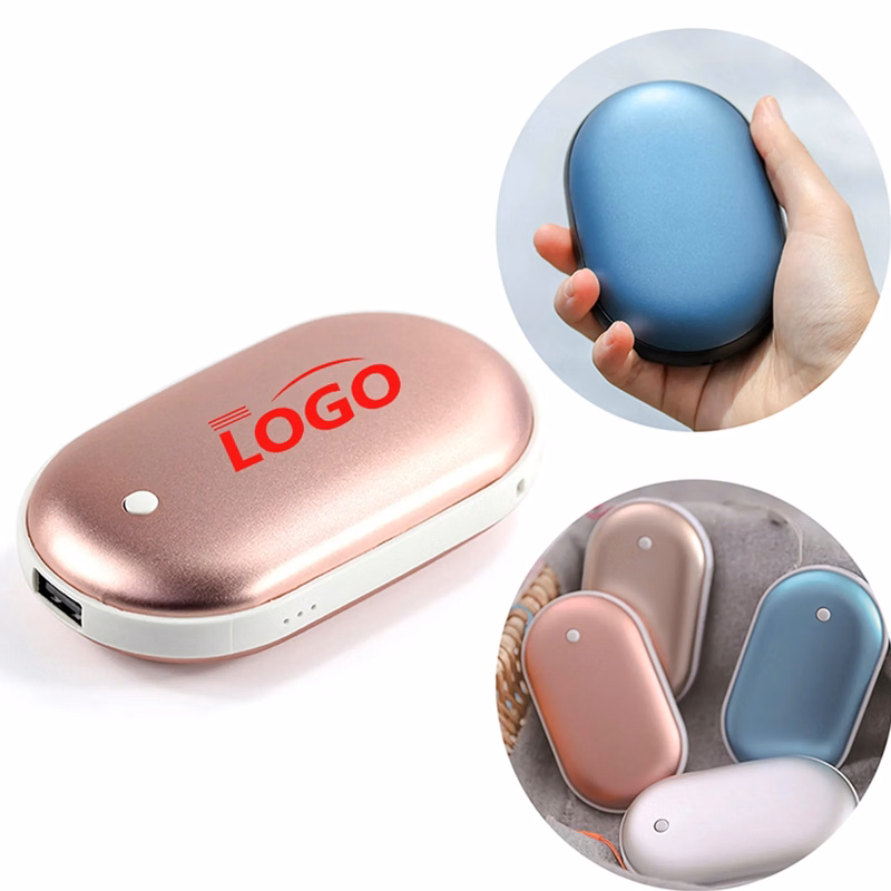 5000mAh 2-in-1 USB Rechargeable Hand Warmer and Power Bank
