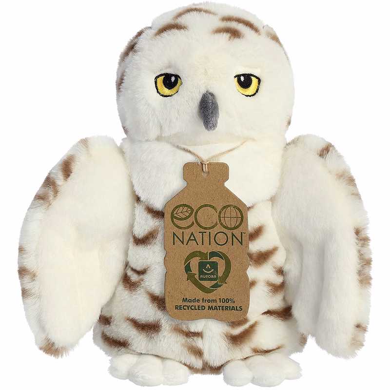 8" Eco Snowy Owl