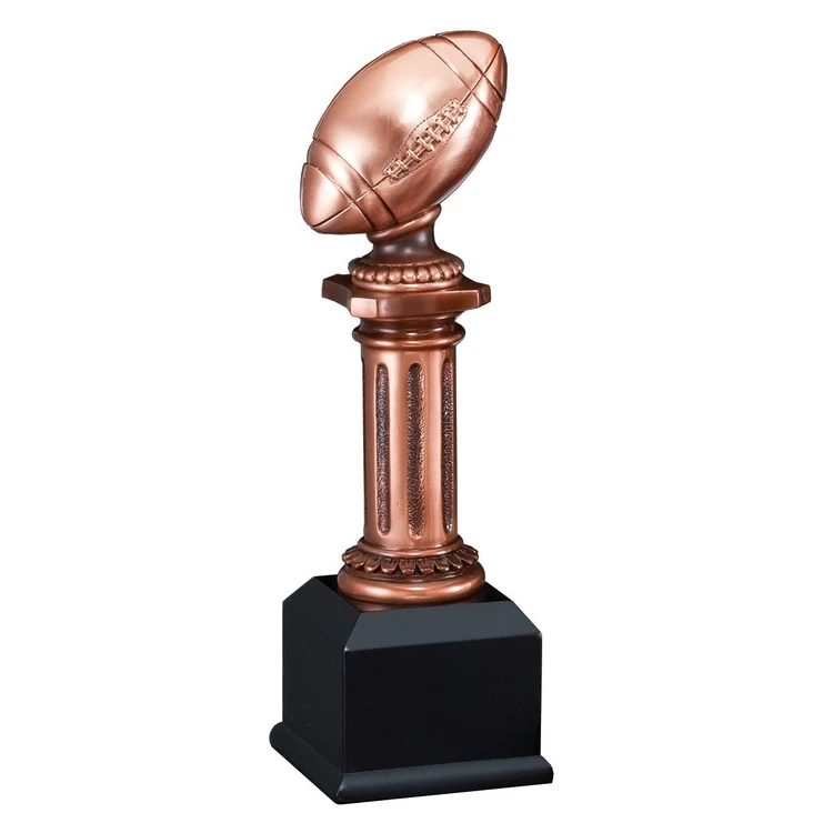 Football Electroplated Resin Sculpture 1