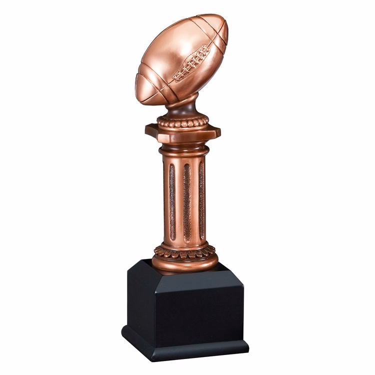Football Electroplated Resin Sculpture