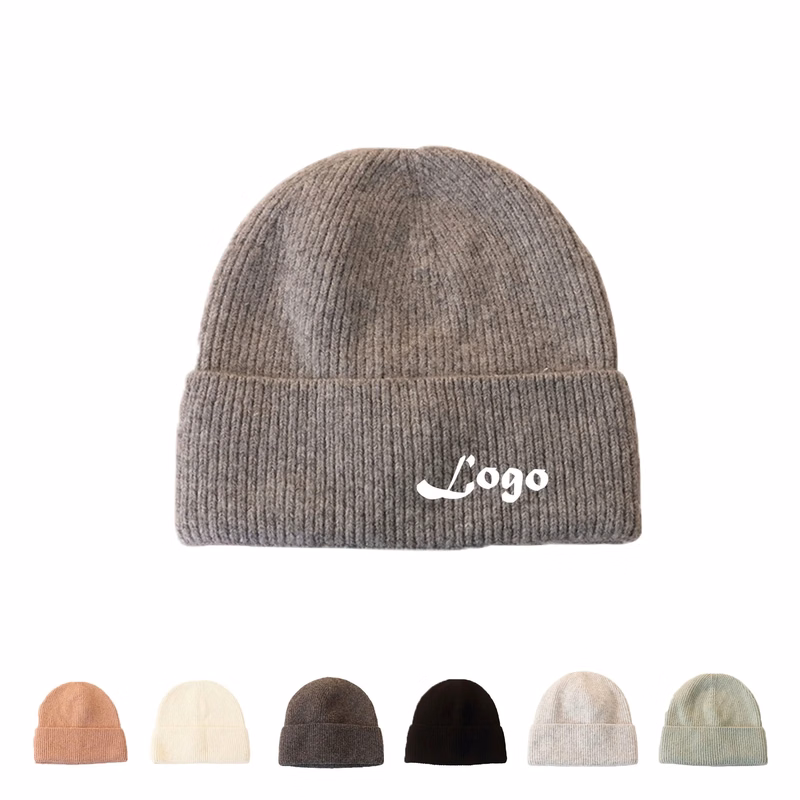 Premium Wool Warm Soft Beanie Knit Hat Winter Hat