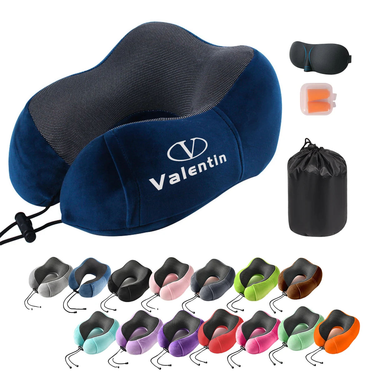 Travel Neck Pillow & Accessories Kit 1