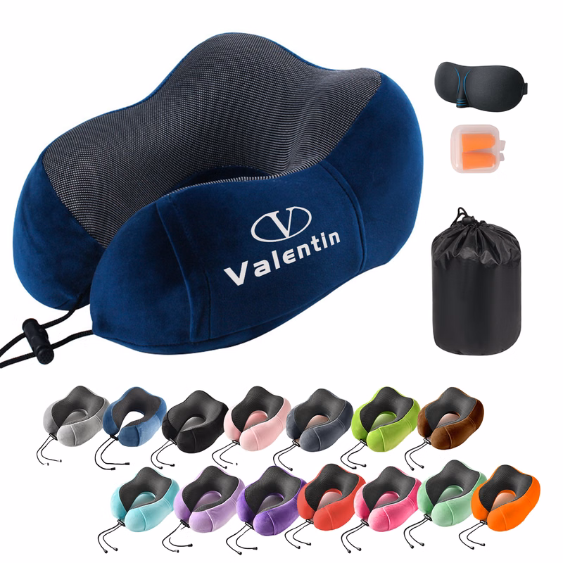 Travel Neck Pillow & Accessories Kit