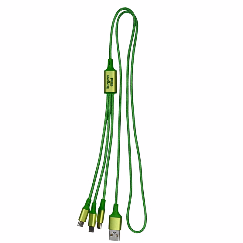 3-in-1 Multi-Device Metallic Charging Cable