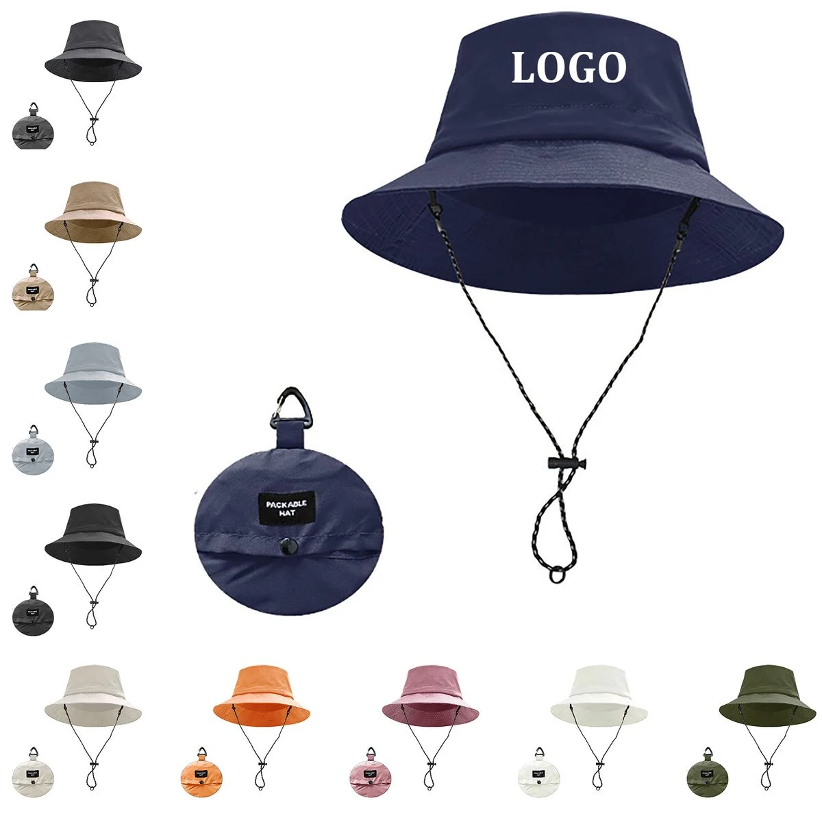 Foldable Portable Bucket Hat 1