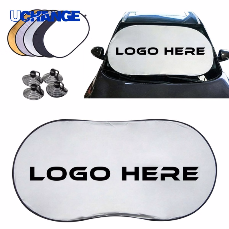 Reflective Windshield Sunshade With Suction Cups