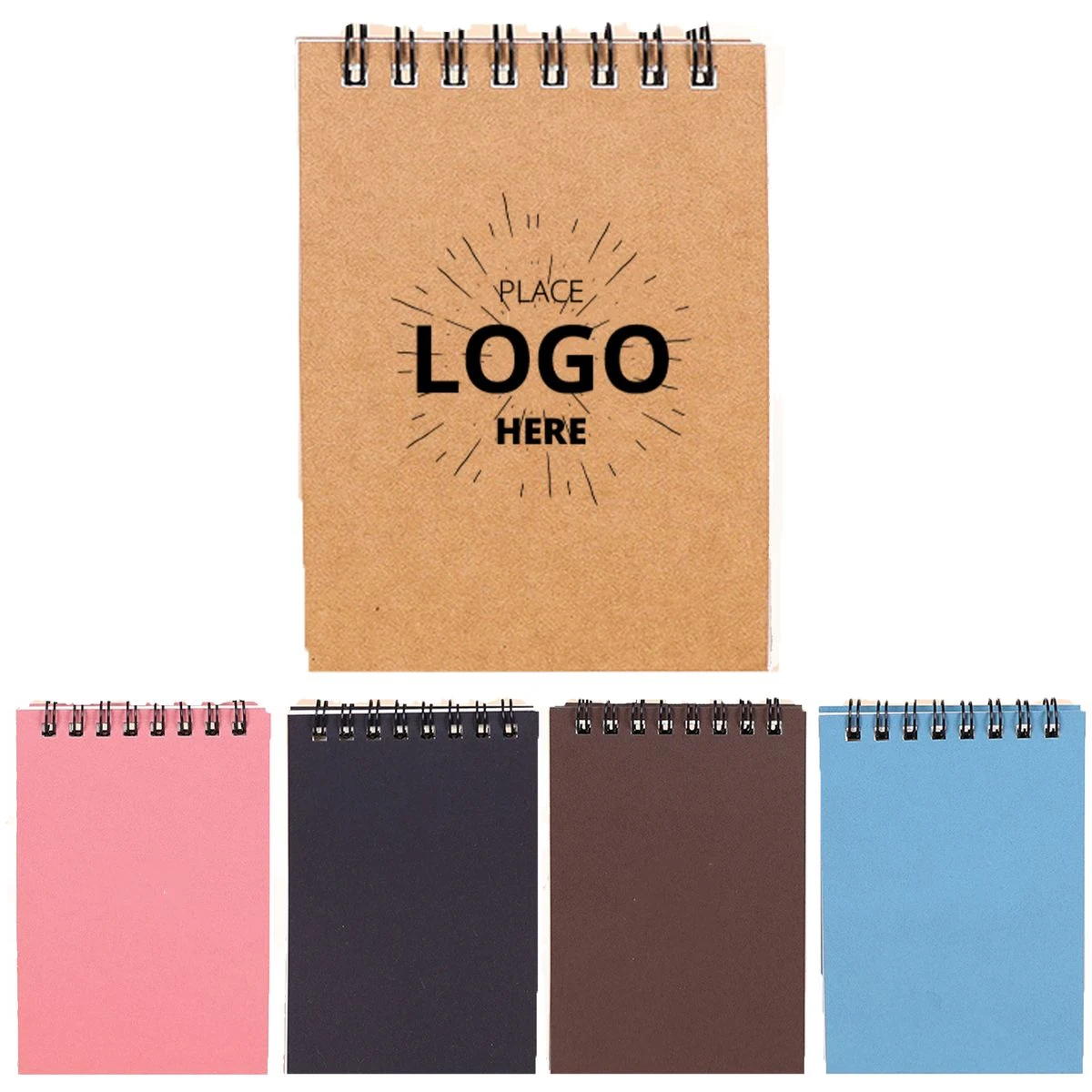 Custom Logo A7 Kraft Notebook 1