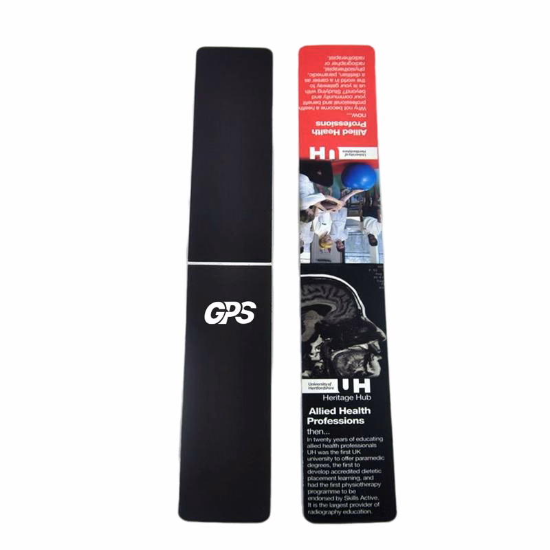 Advertising folding soft magnetic bookmark