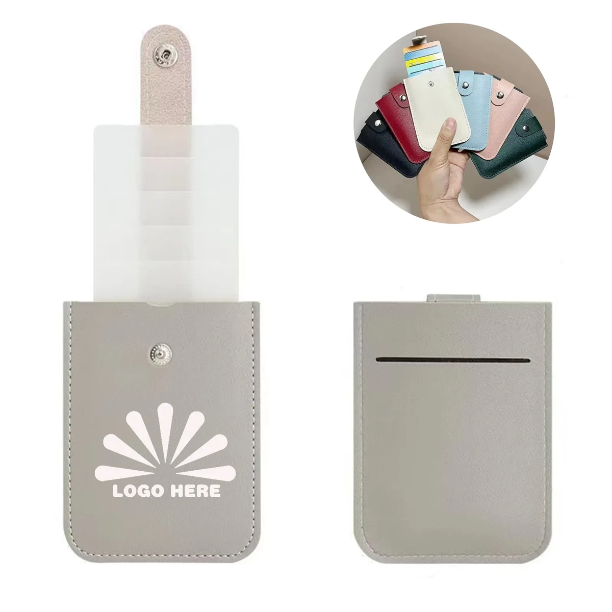 Pull-Out Multi-Card Holder With Customizable Logo 1
