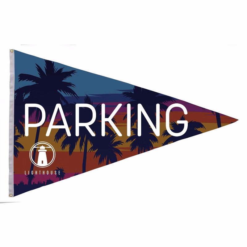 4' x 6' Polyester Pennant Flag Single-Sided