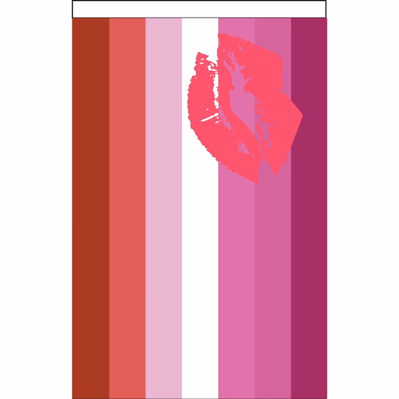 Lipstick Lesbian Deluxe Garden Flag