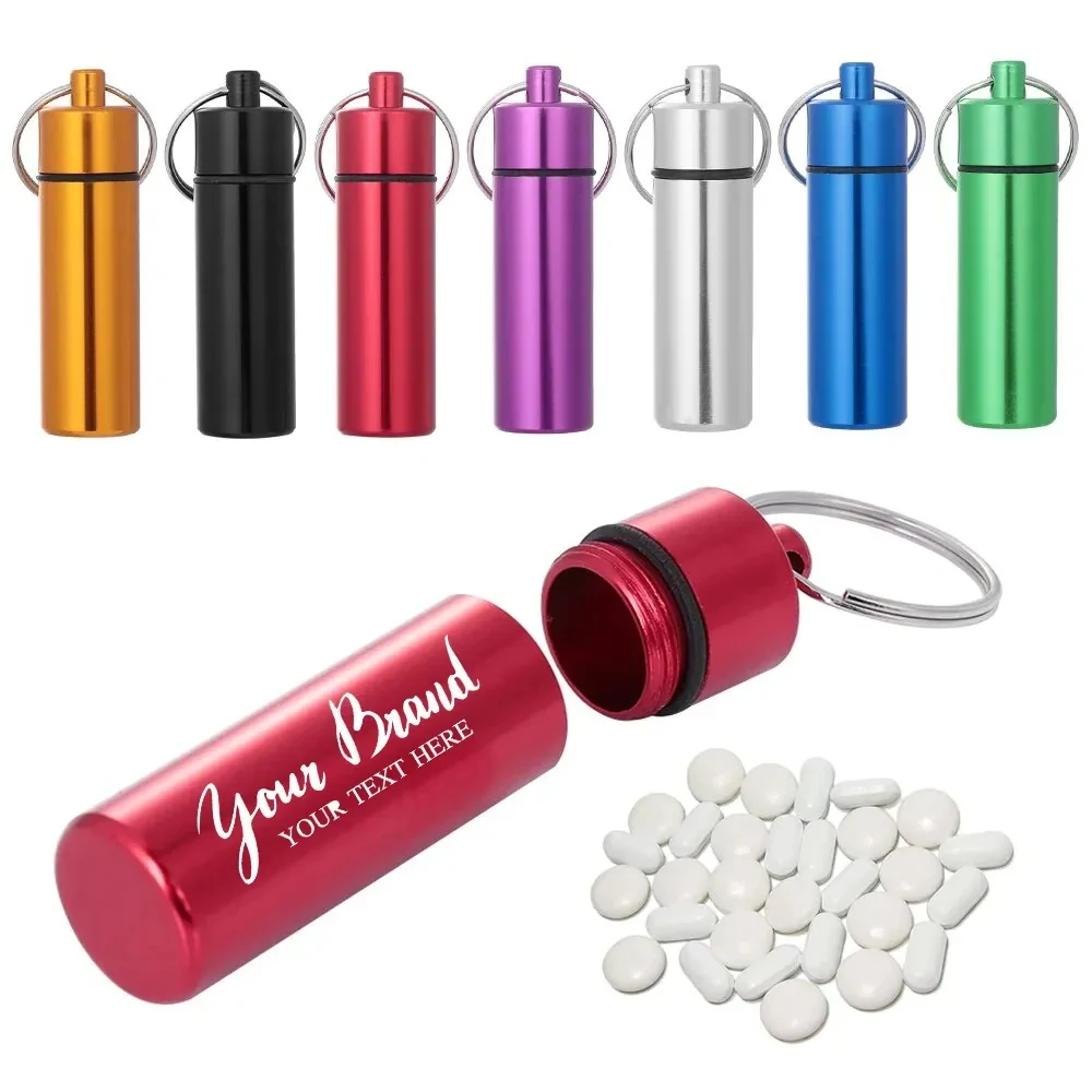 Aluminum Pill Case Bottle 1