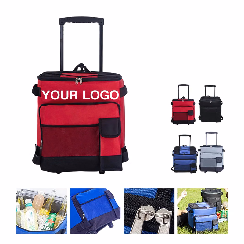 Rolling Picnic Cooler Bag Oxford