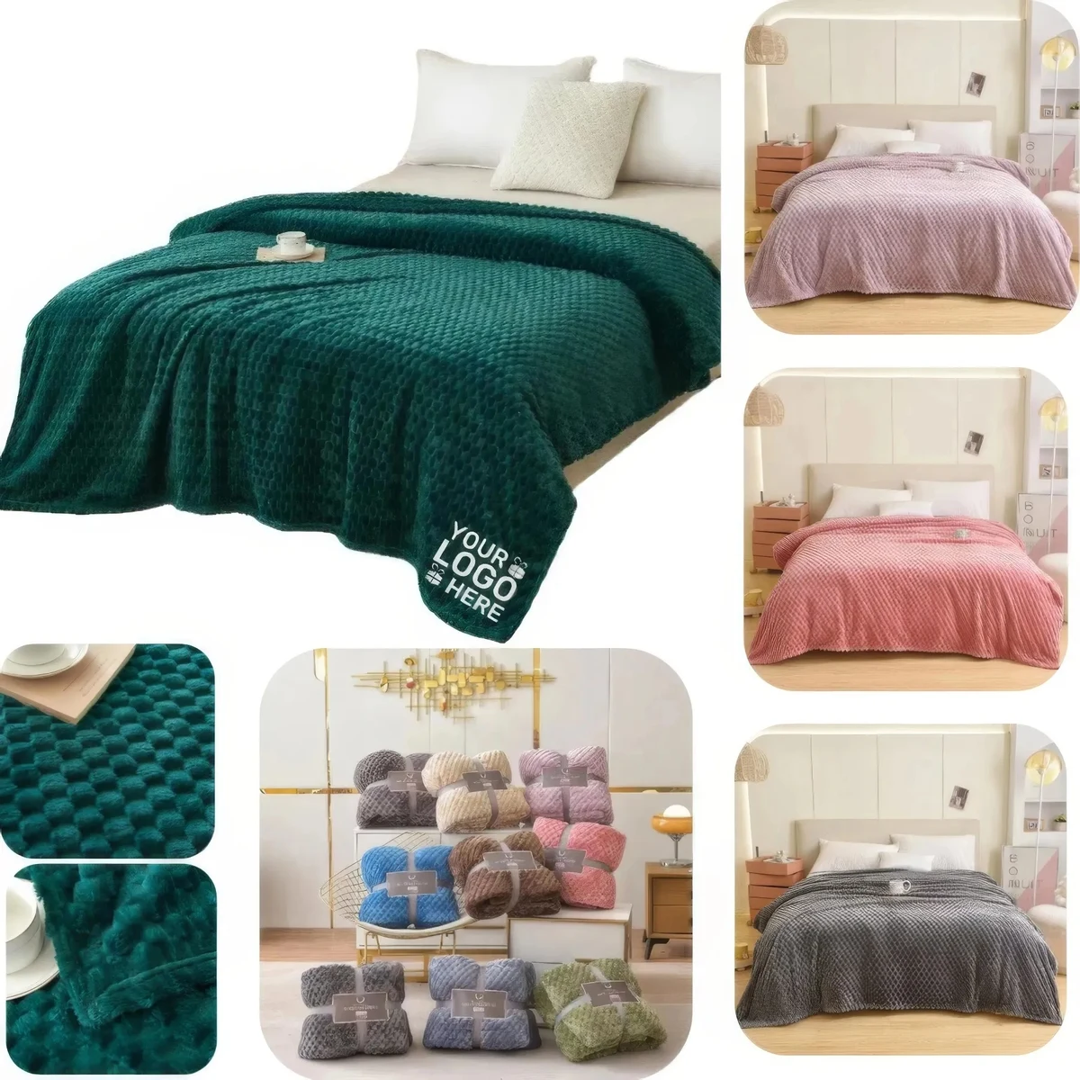 Turtle Shell Jacquard Blanket 1