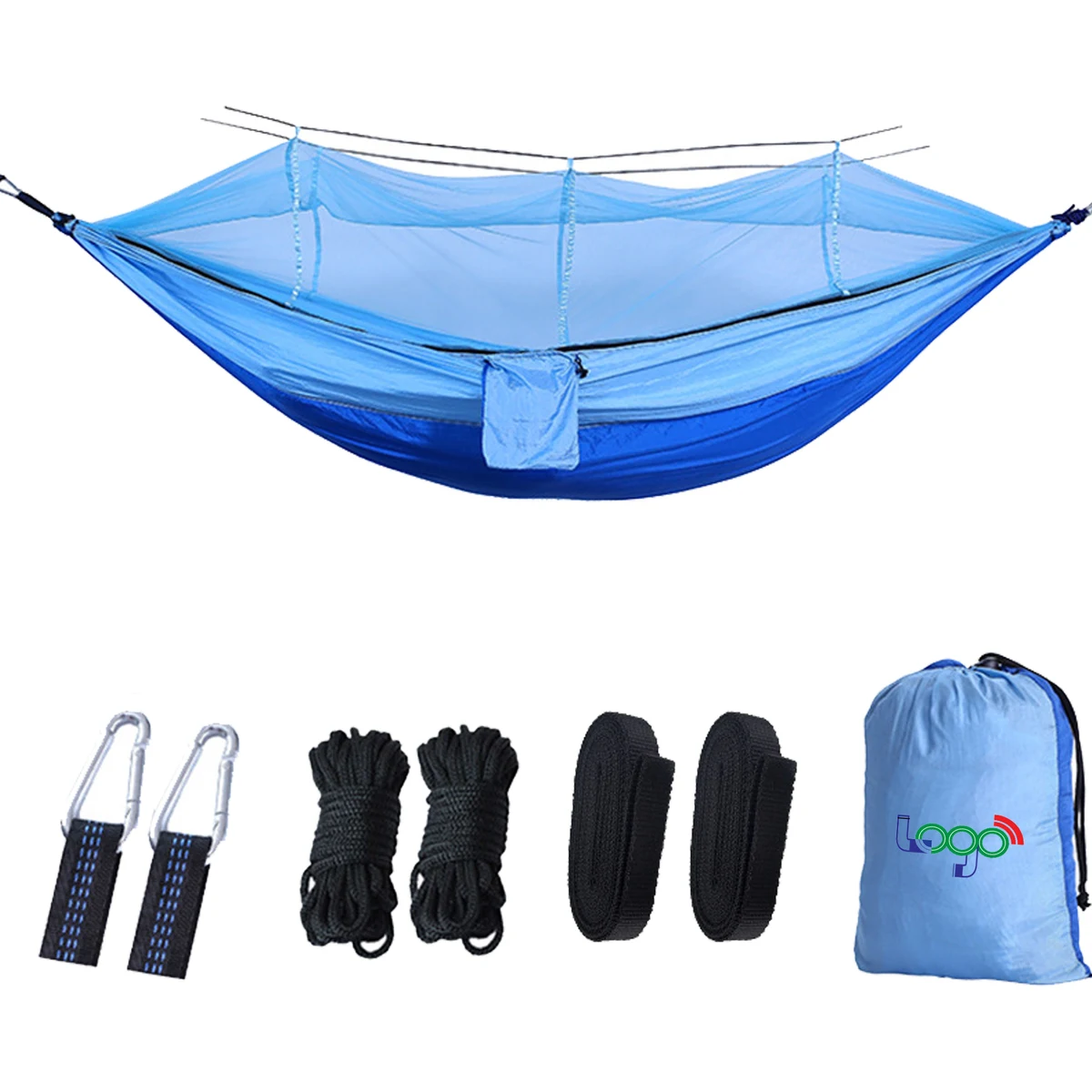 Portable Travel Hammock With Carry Bag And Straps 1