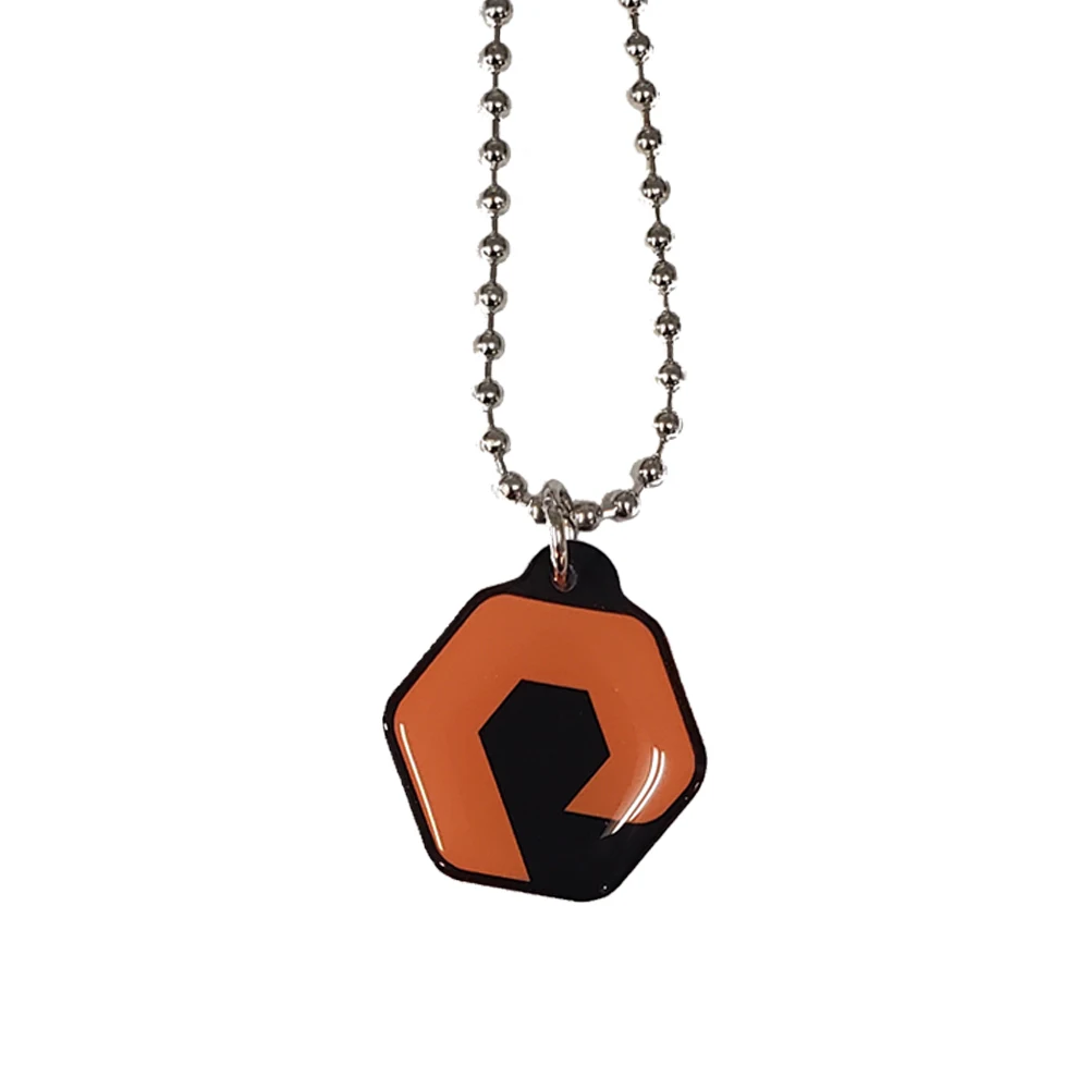Ball Chain Necklace with Custom Pendant / Charm - Up to 1 Sq.In. 1