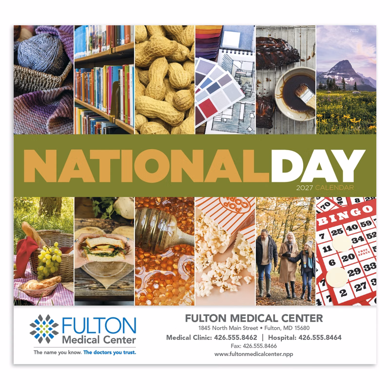 Good Value™ National Day - Stapled Calendar