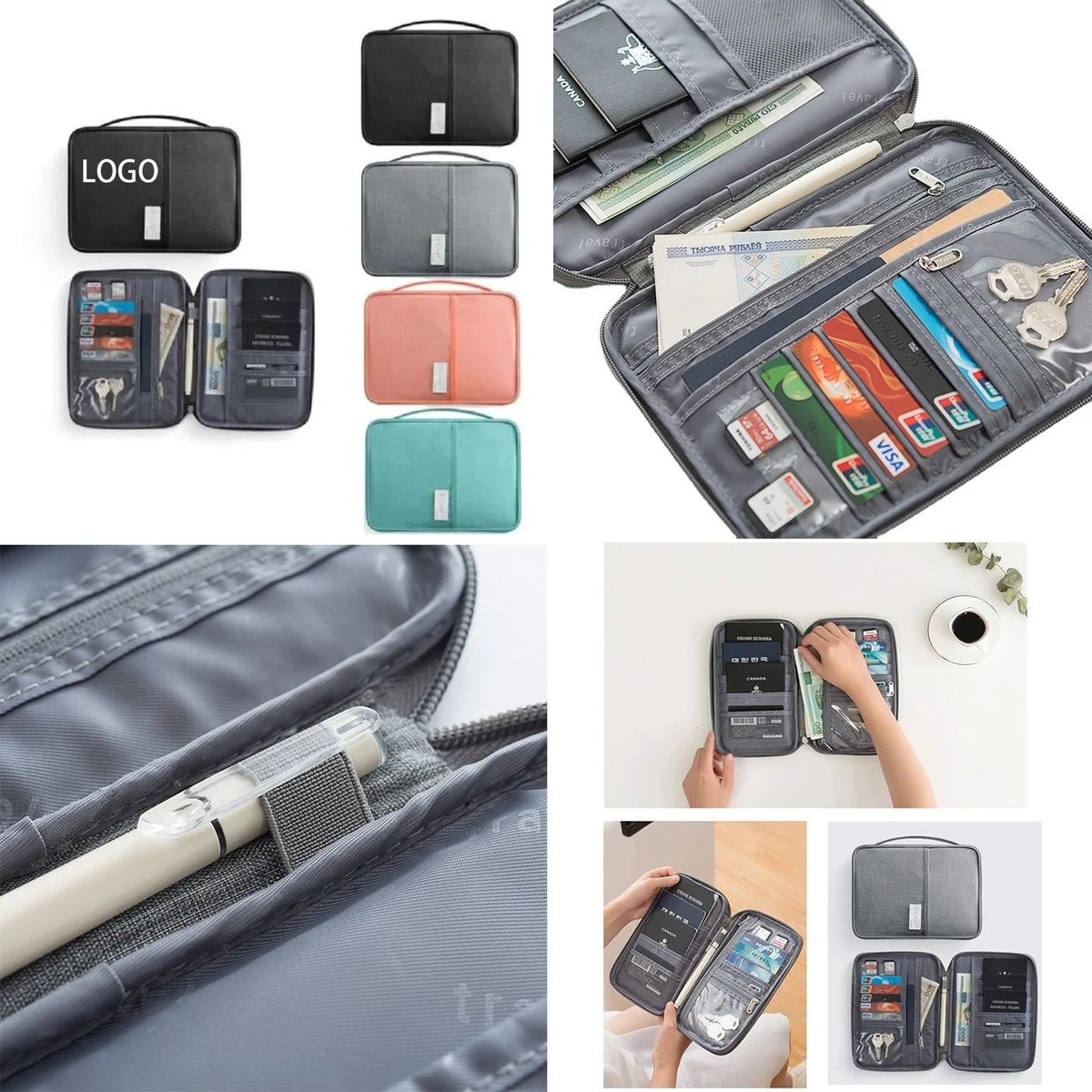 Passport Holder Waterproof Document Case 1