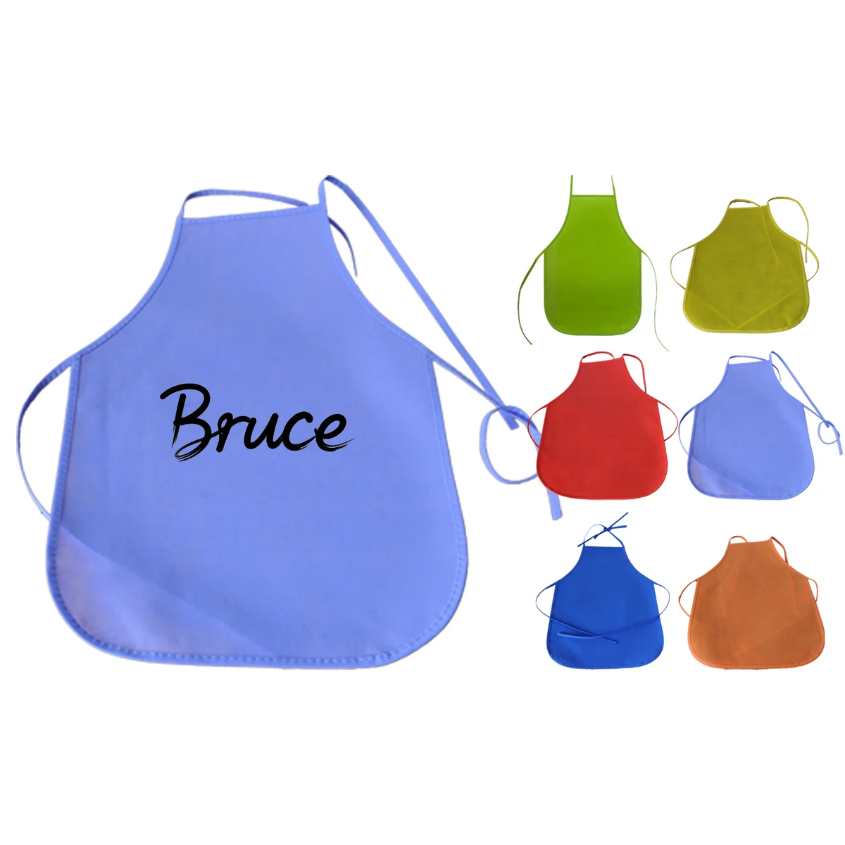 Kids Disposable Non Woven Painting Apron 1