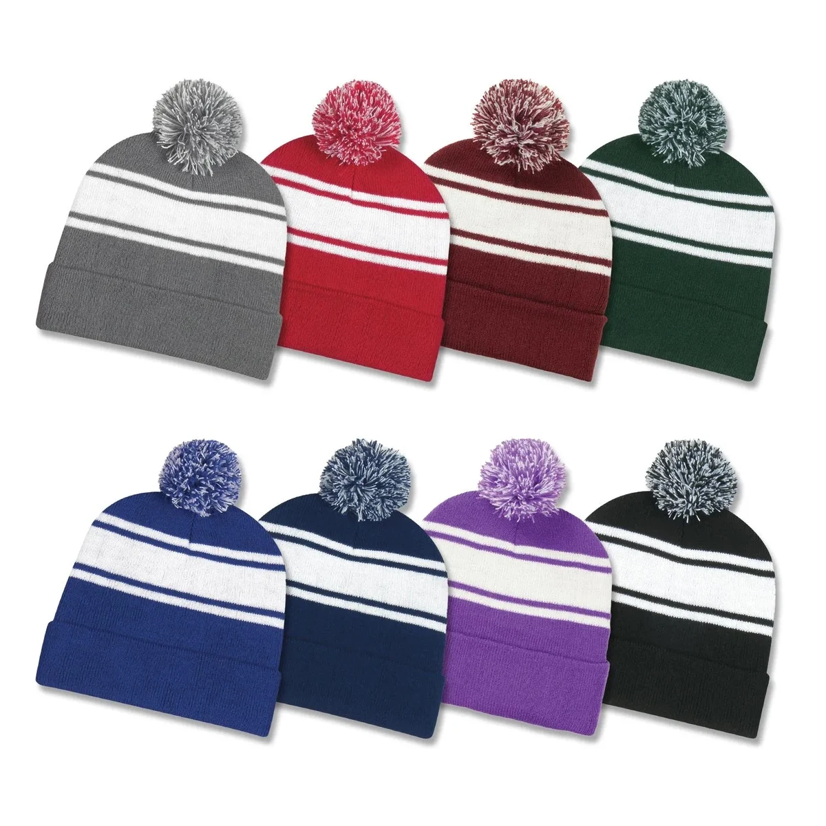 Winter Warm Knit Acrylic Beanie Hat 1