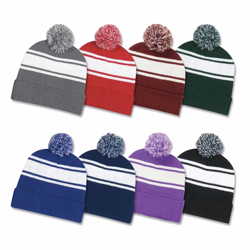 Winter Warm Knit Acrylic Beanie Hat