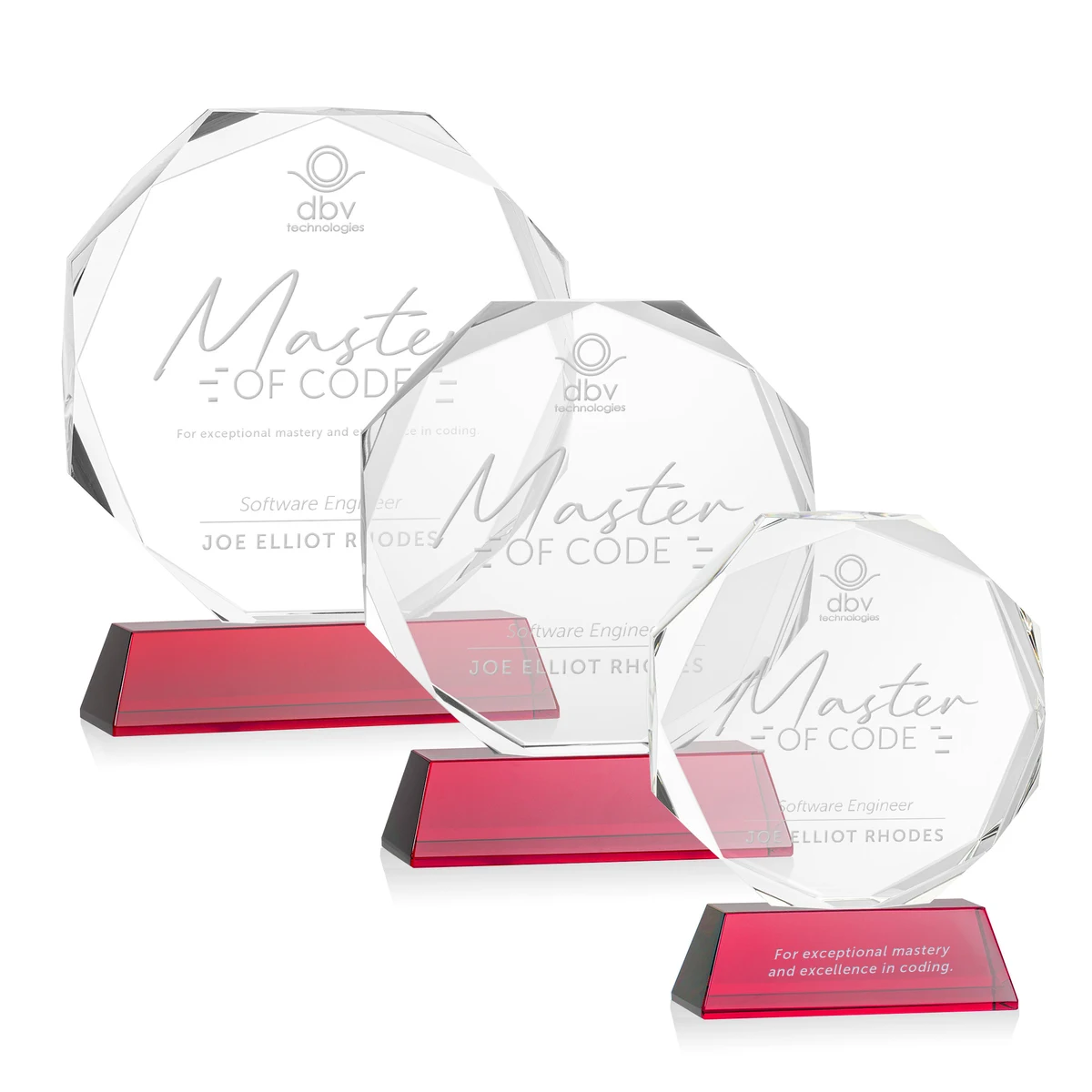 Acadian Award on Newhaven Base - Red 1