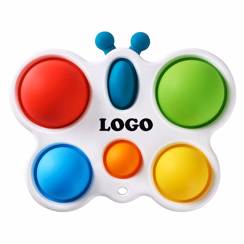 Small Stress Reliever Finger Bubble Toys (Butterfly )