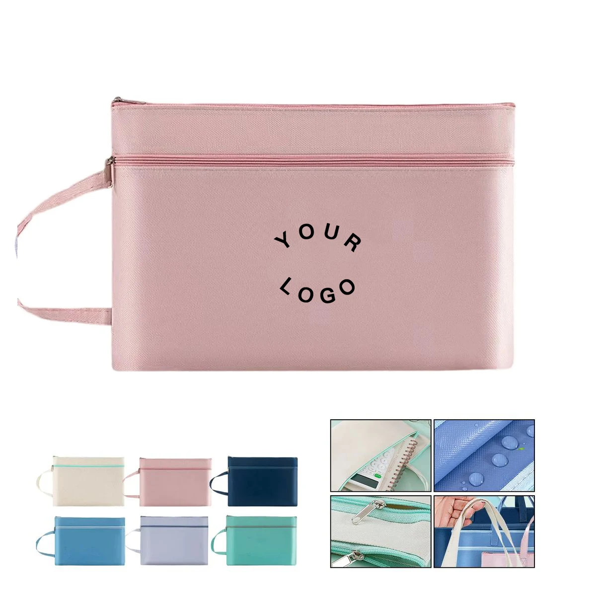 Durable Document Pouch 9.65x13.19 Inches 1