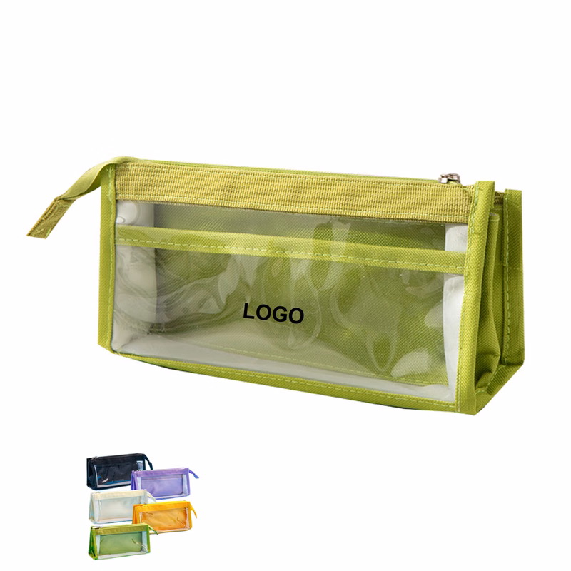 Multi Layered Clear Pencil Bag (Direct Import)