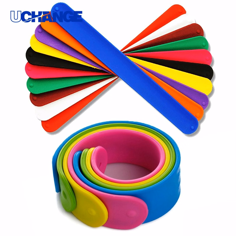 8 1/2" Silicone Slap Bracelet Wristband