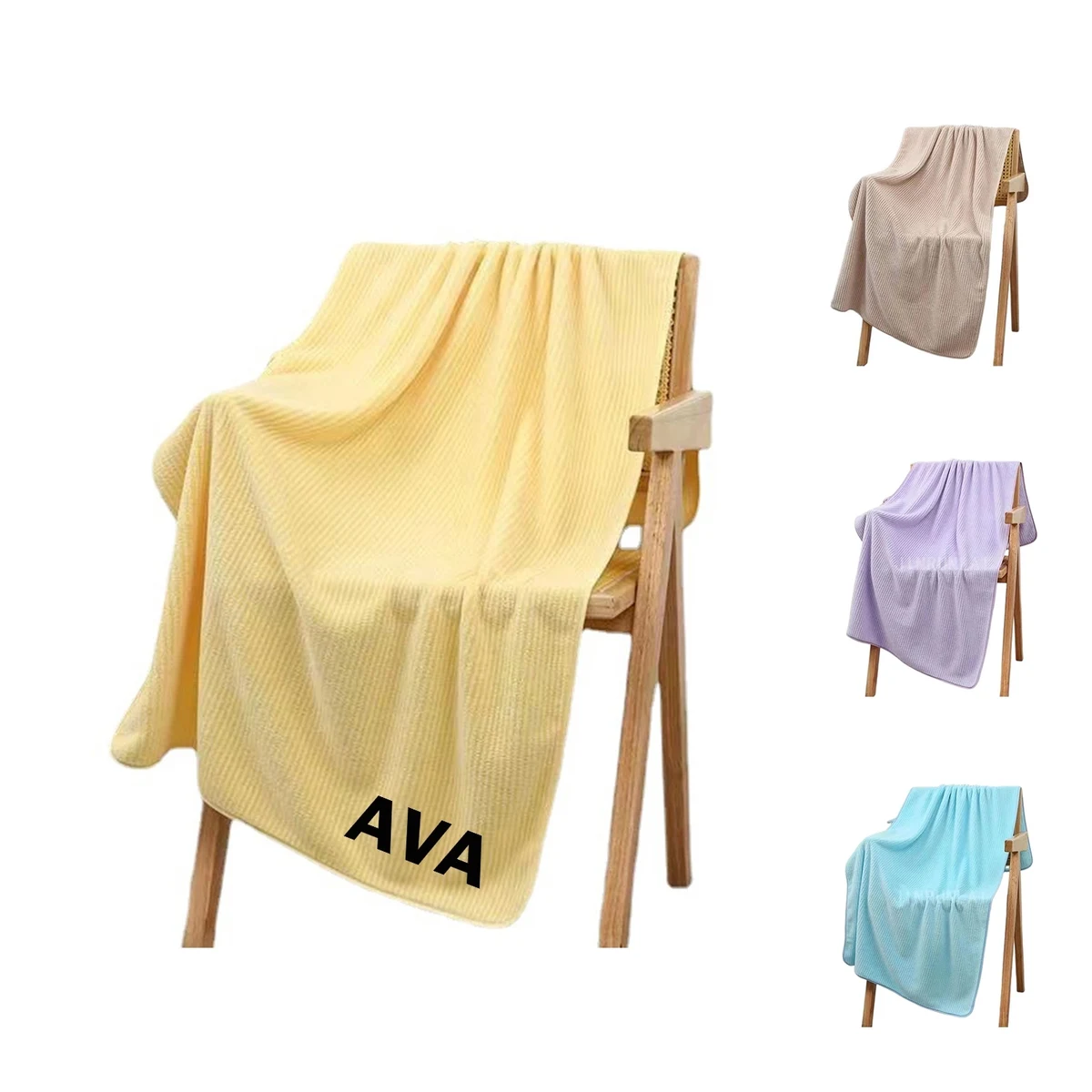 Adult Coral Fleece Beach Towel 1