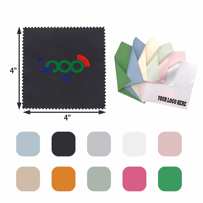4"x4" Microfiber Glasses Cleaning Wipe