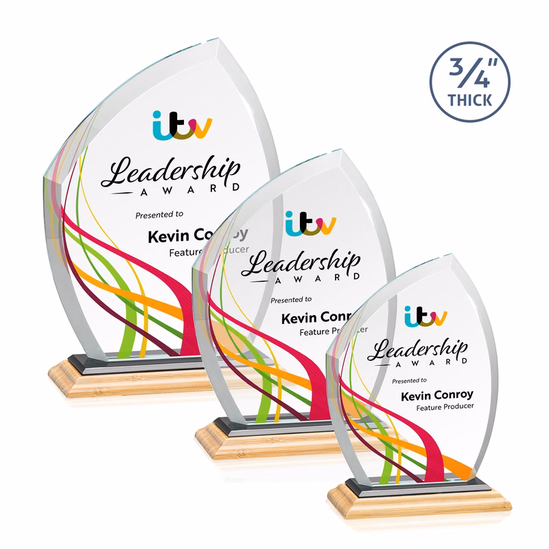 Daltry VividPrint™ Award - Bamboo/Black