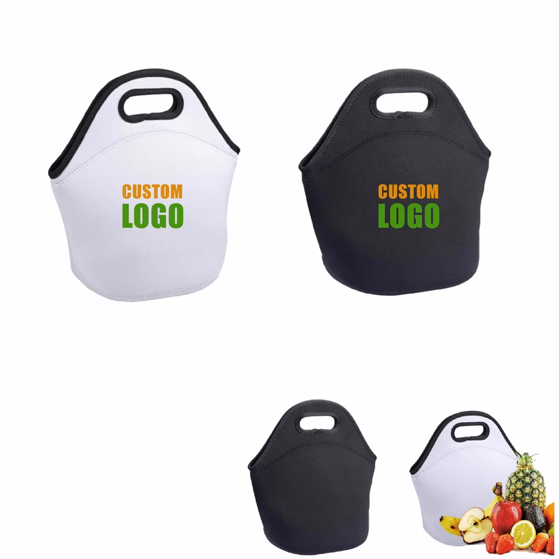 MOQ 10 pcs Heavy-Duty Neoprene Lunch Bag