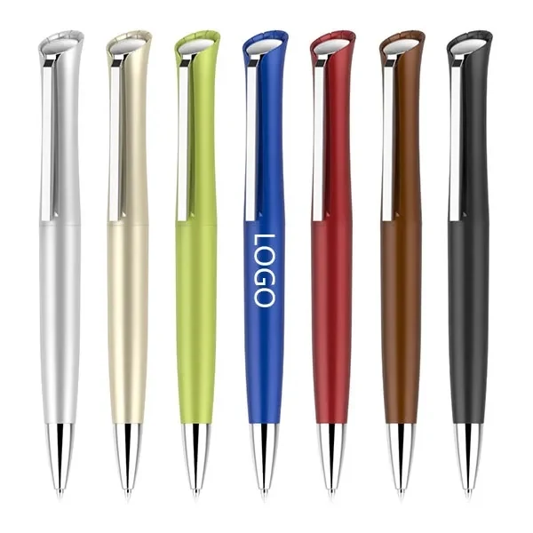 Ballpoint pen with metal clip 1