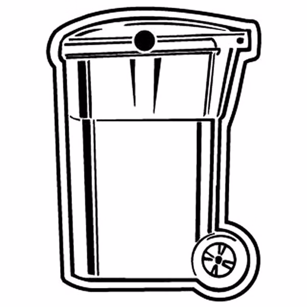 Trash Can/City Collection Key Tag - Spot Color