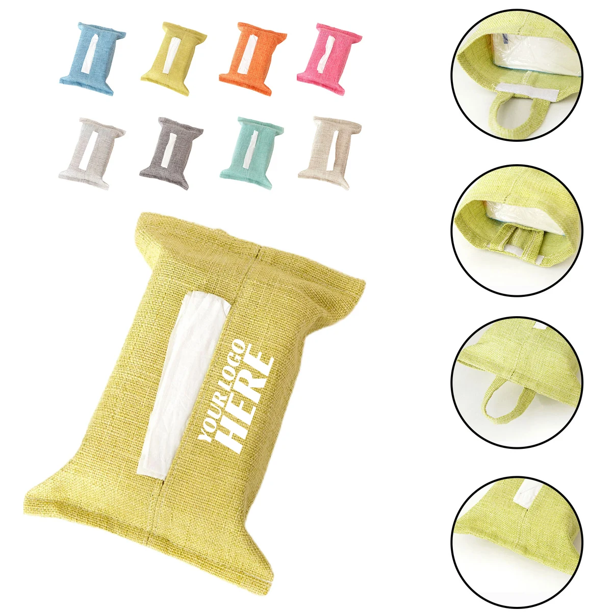 Cotton Tissue Box Lid 1
