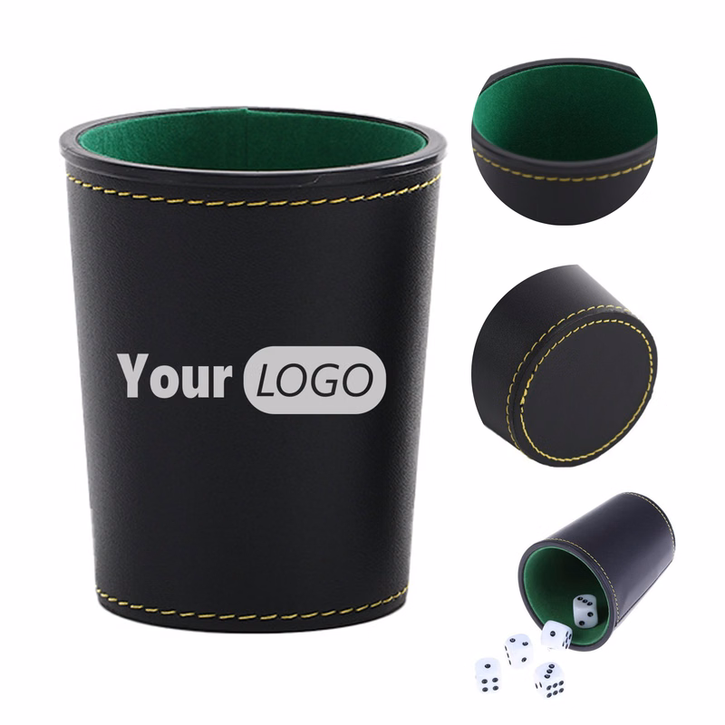 Leather Velvet Quiet Dice Cup