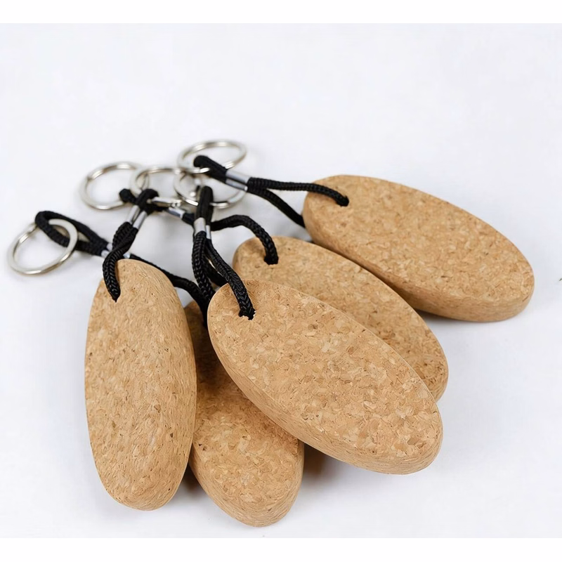 Cork Floating Key Tag