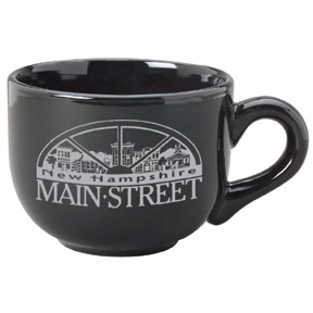 16 oz. Black Latte Stoneware Mug