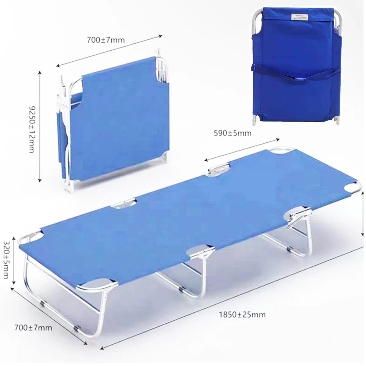 Heavy Duty Camping Cot 1