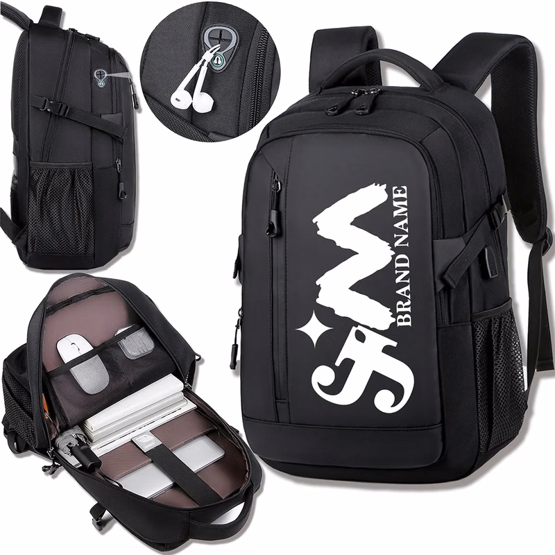 Durable Anti Theft Travel Laptop Backpack With Charging Port