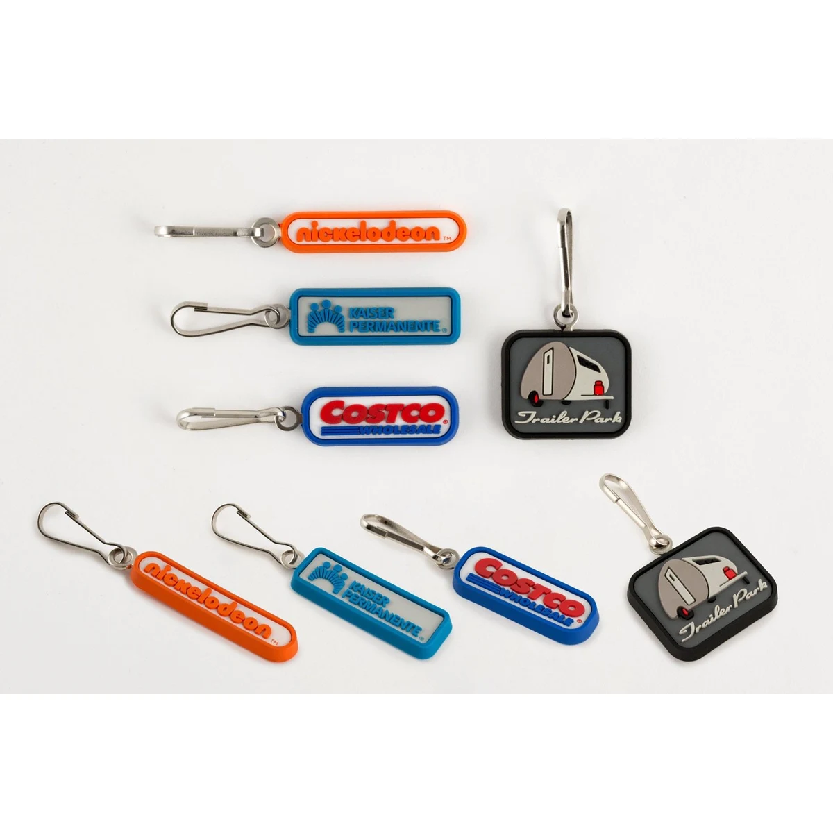 Custom Design Soft PVC Standard Zipper Pull 1