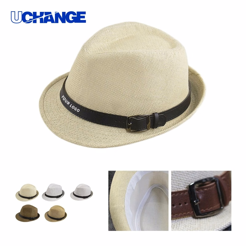 Outdoor Paper Straw Hat Headwear Adjustable Comfort Design for Summer Use