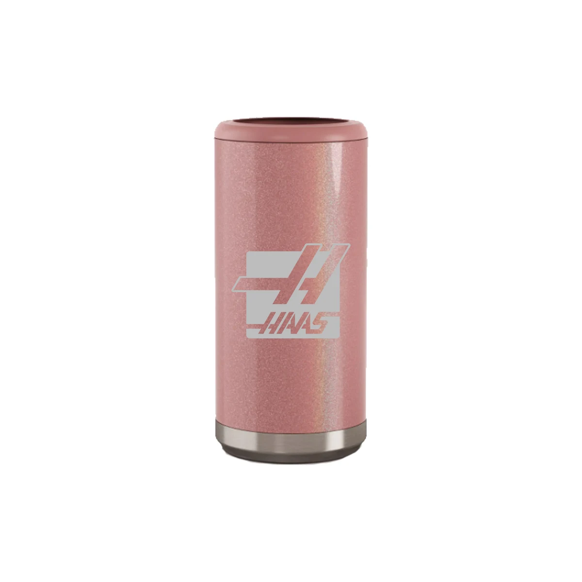 12 Oz. Dusty Rose Stainless Steel Skinny Can Cooler 1