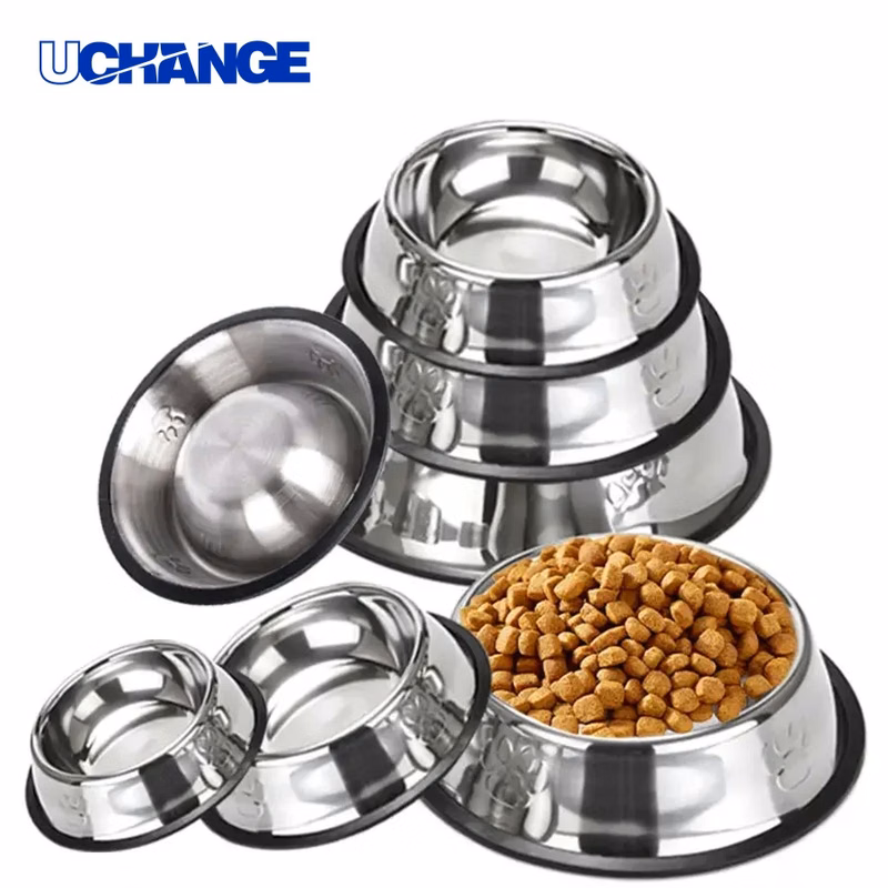 Stainless Steel Pet Bowls Durable Feeding Dishes