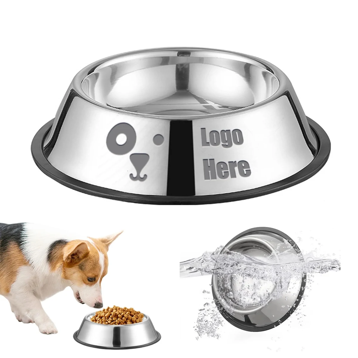 MOQ30 Stainless Steel Dog Bowls 1