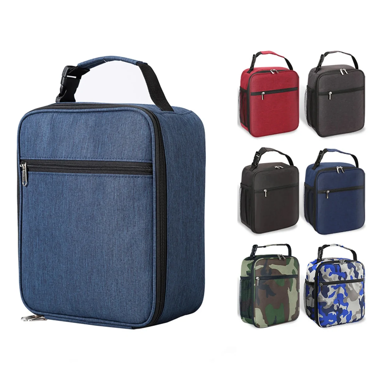 Insulated Reusable Lunch Box Cooler Tote 1